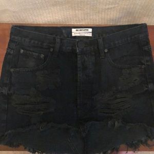 One teaspoon Junkyard denim skirt size 25